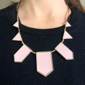 House of Harlow pink leather necklace